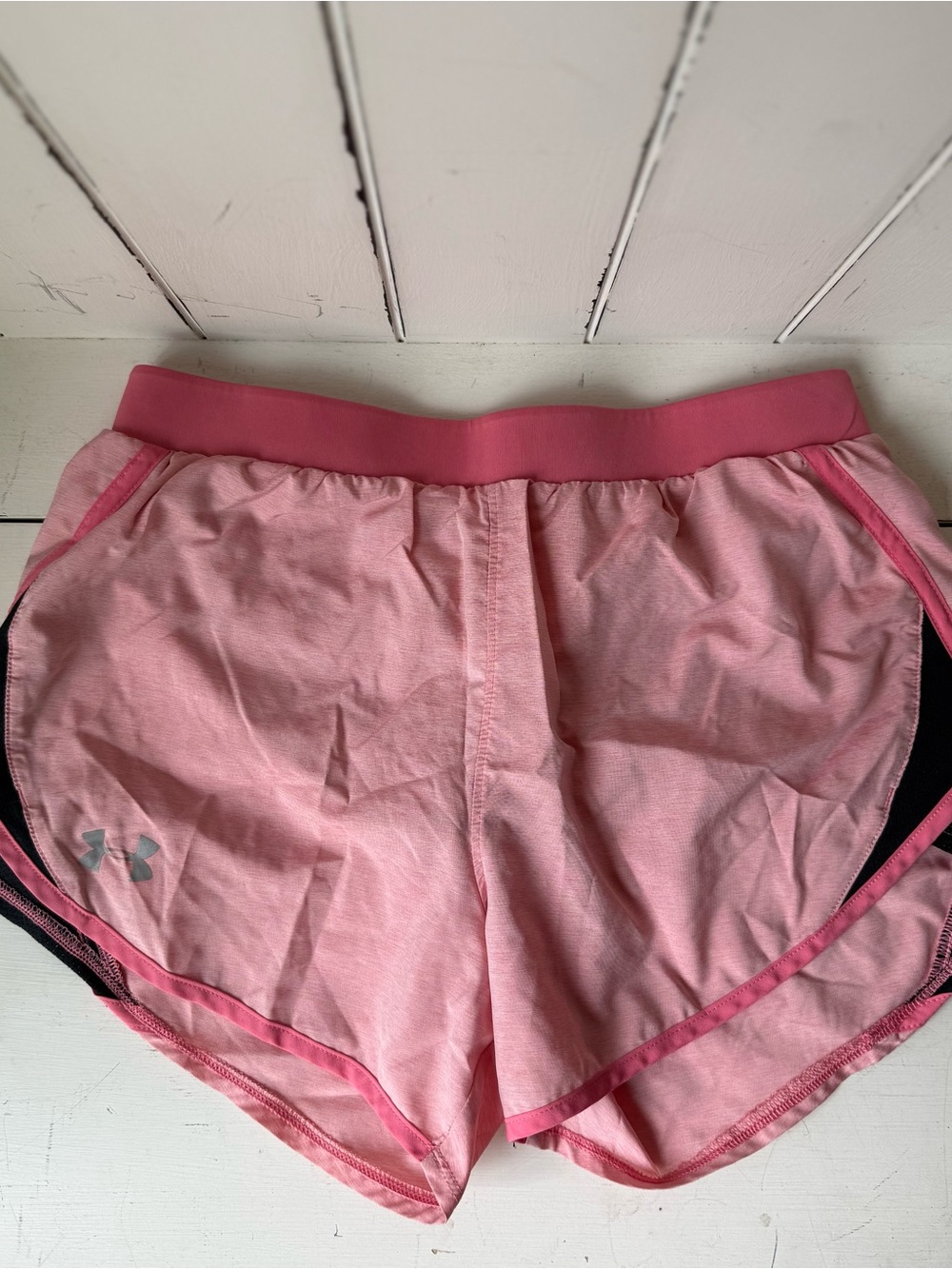 Under Armour Pink & Black Athletic Shorts